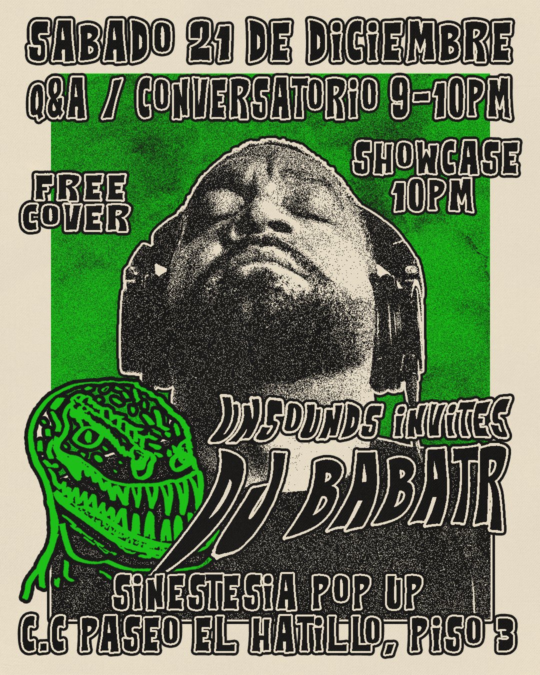 Unsounds Babatr flyer